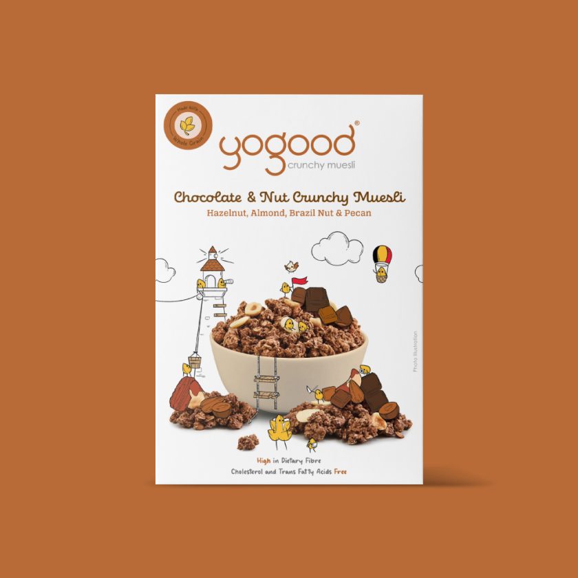 <span class="product-title-bold">Crunchy Muesli</span><br/> <span class="product-title-normal">Chocolate & Nut</span>