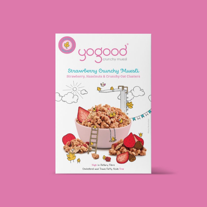 <span class="product-title-bold">Crunchy Muesli</span><br/> <span class="product-title-normal">Strawberry</span>