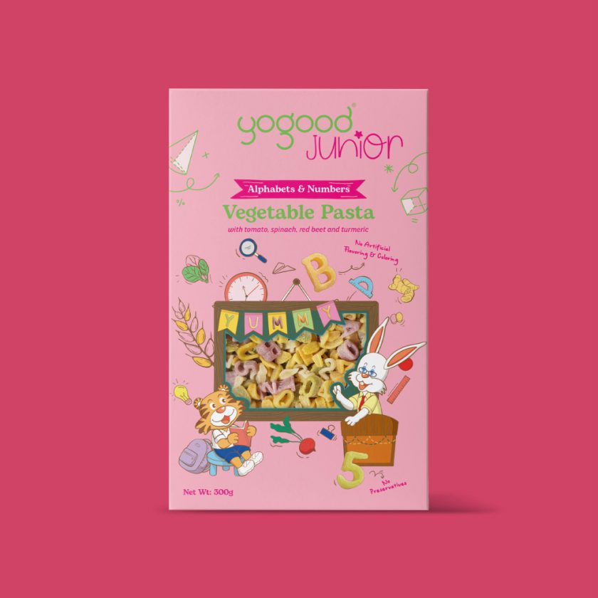 <span class="product-title-bold">Vegetable Pasta</span><br/> <span class="product-title-normal">Alphabets & Numbers</span>